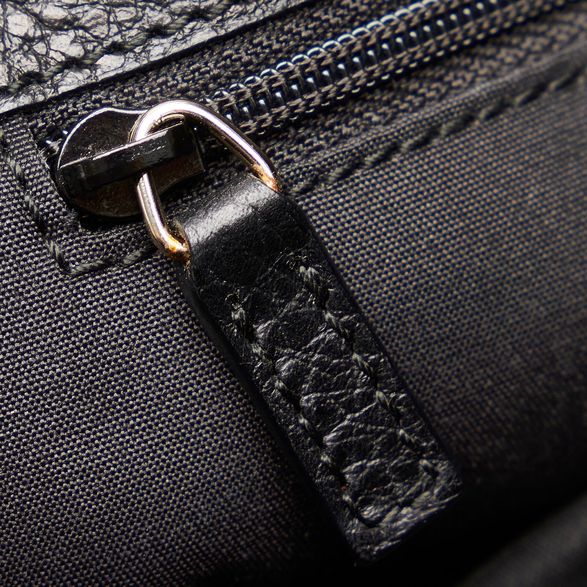 Gucci Gifford Tote Bag Black Patent Canvas