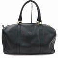 Indistinguishable  Fendi Boston Bag Black Leather