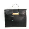 Balenciaga Black Leahter Cable Handle Tote (SHA-27077)