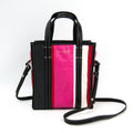Balenciaga Black/Pink Leather Bazaar Shopper XS (SHA-41145)