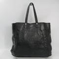 Balenciaga Black Leather Papier Snap Simple Tote (SHA-36287)