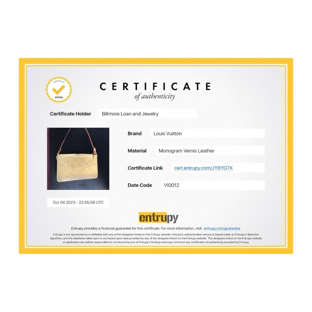 Louis Vuitton Monogram Vernis Lexington Pochette