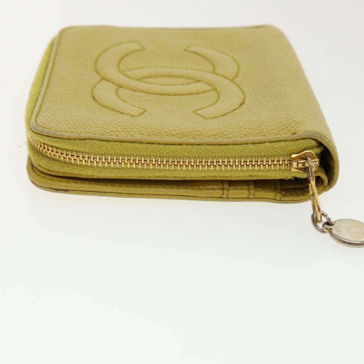 Chanel Yellow Leather  wallet accessories