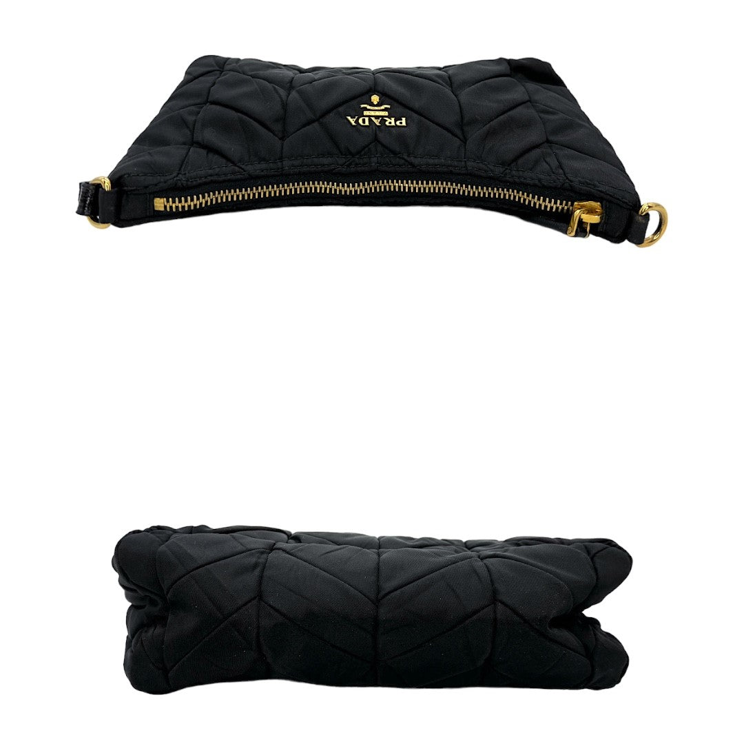 Prada Tessuto Nylon Chevron Quilted Mini Bag