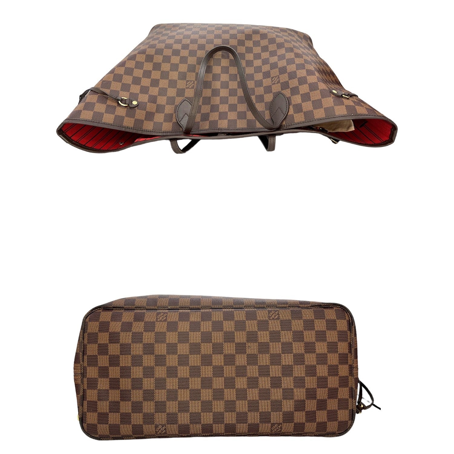 Louis Vuitton Damier Ebene Neverfull GM w/ Pouch