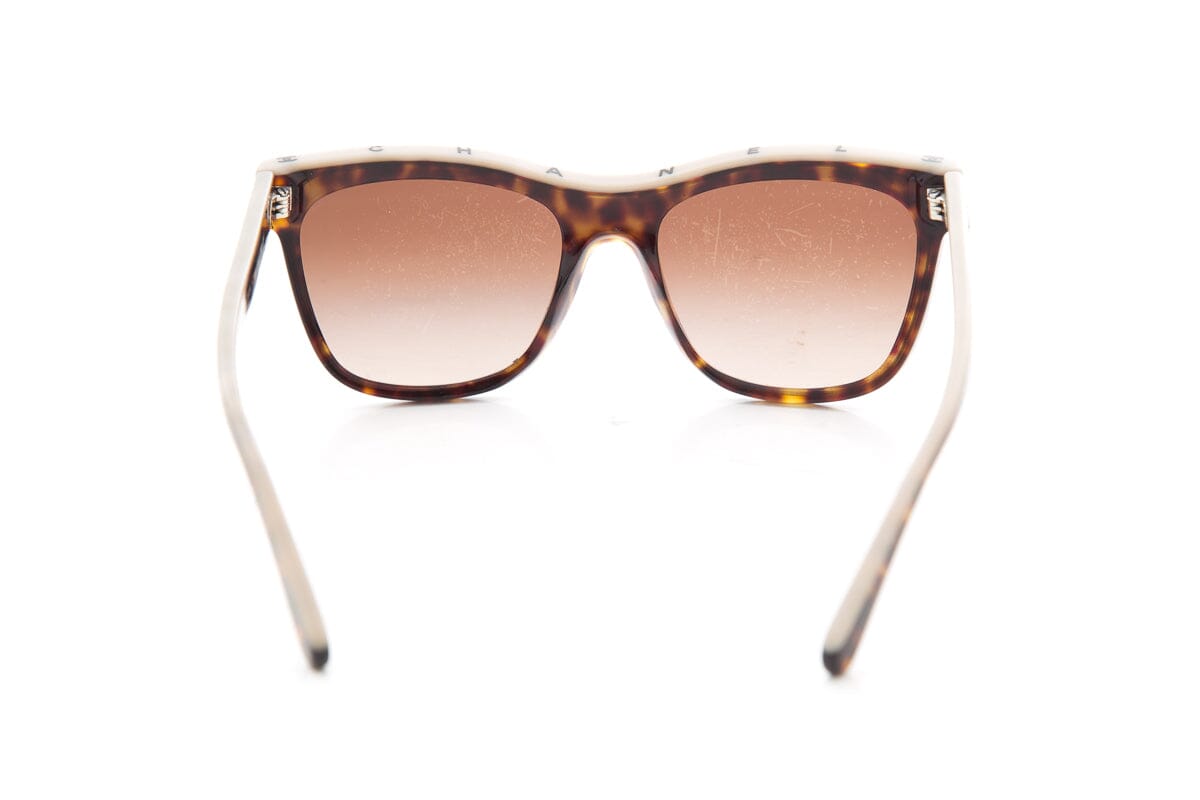 Chanel Brown Square Sunglasses