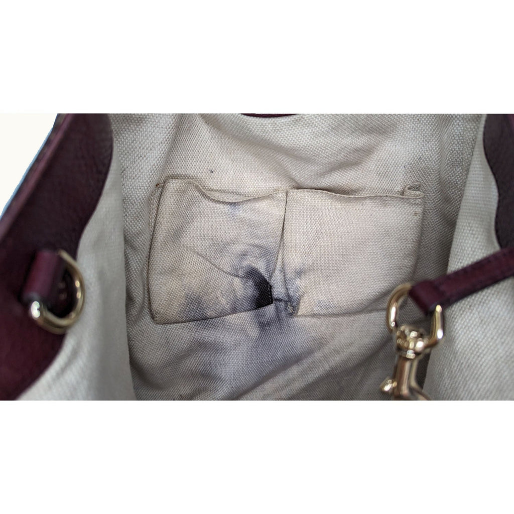 Gucci Pebbled Leather Soho Medium Shoulder Bag