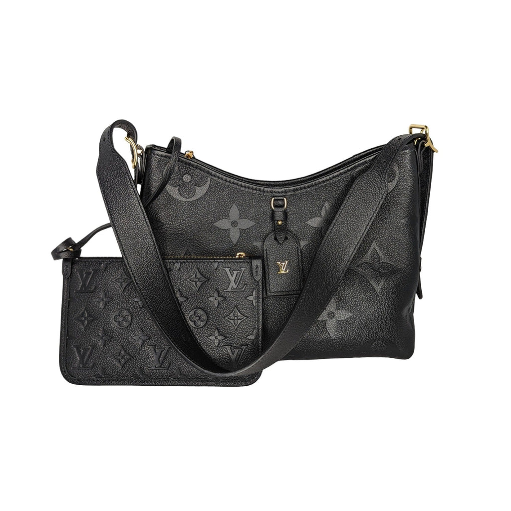 Louis Vuitton Monogram Empreinte Leather CarryAll PM Hobo