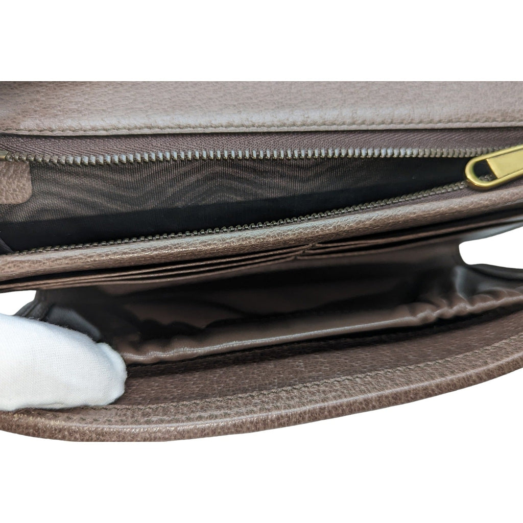 Gucci Web GG Supreme Ophidia Wallet Crossbody
