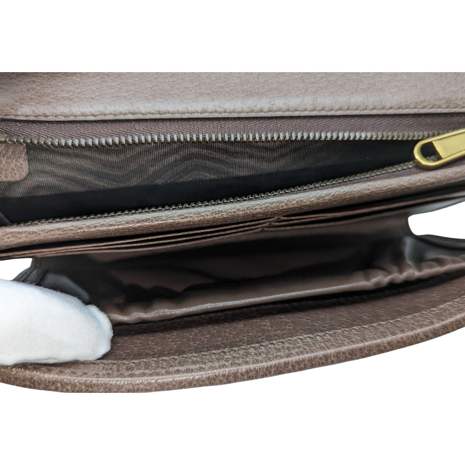 Gucci Web GG Supreme Ophidia Wallet Crossbody