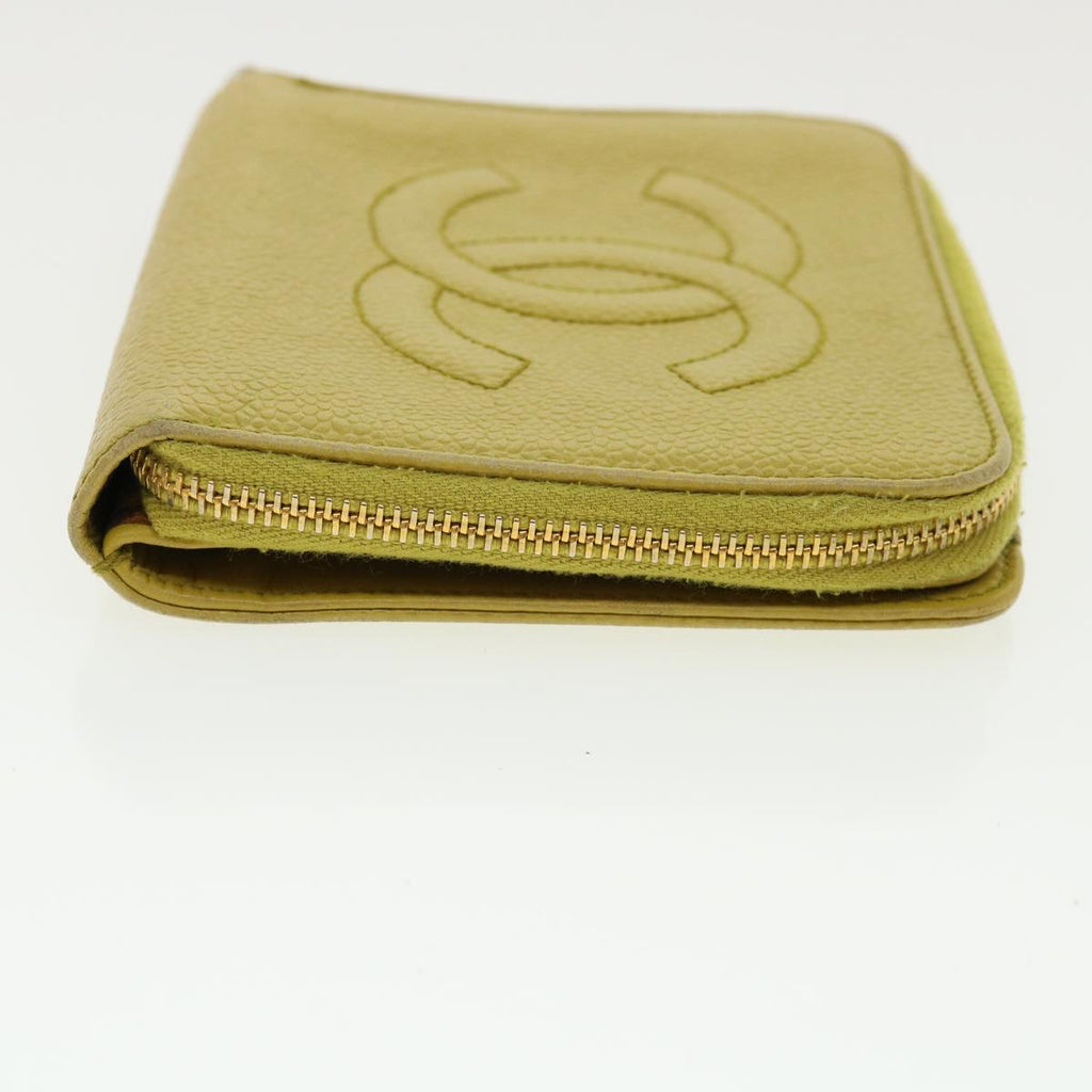 Chanel Yellow Leather  wallet accessories