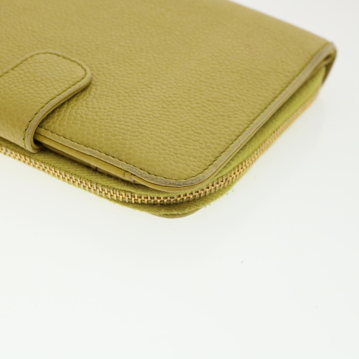 Chanel Yellow Leather  wallet accessories