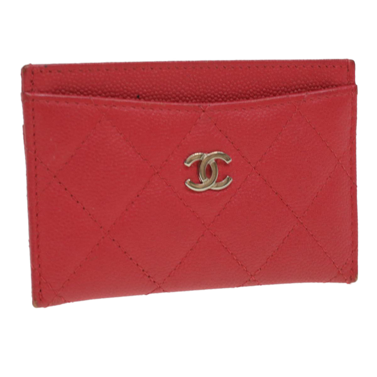 Chanel Red Leather  wallet accessories