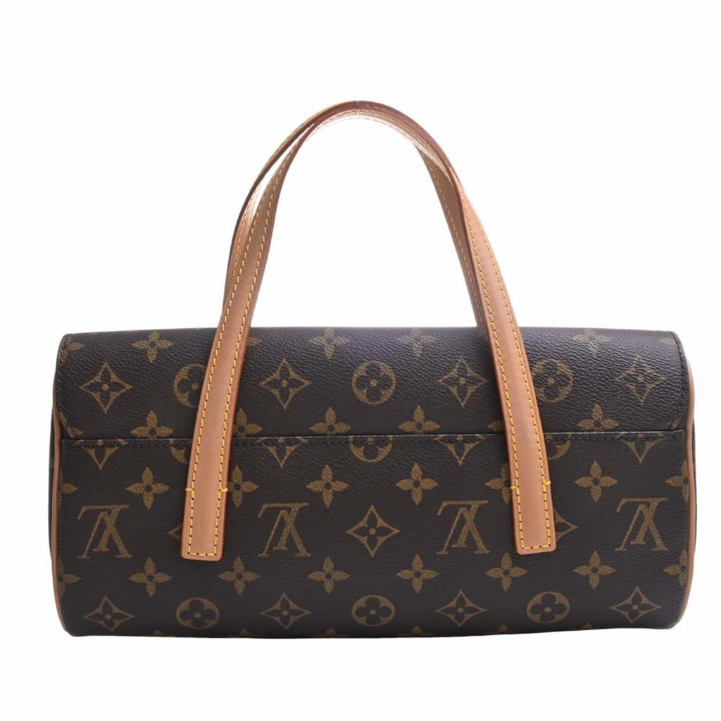 LOUIS VUITTON Monogram Sonatine Handbag M51902 Brown Women's