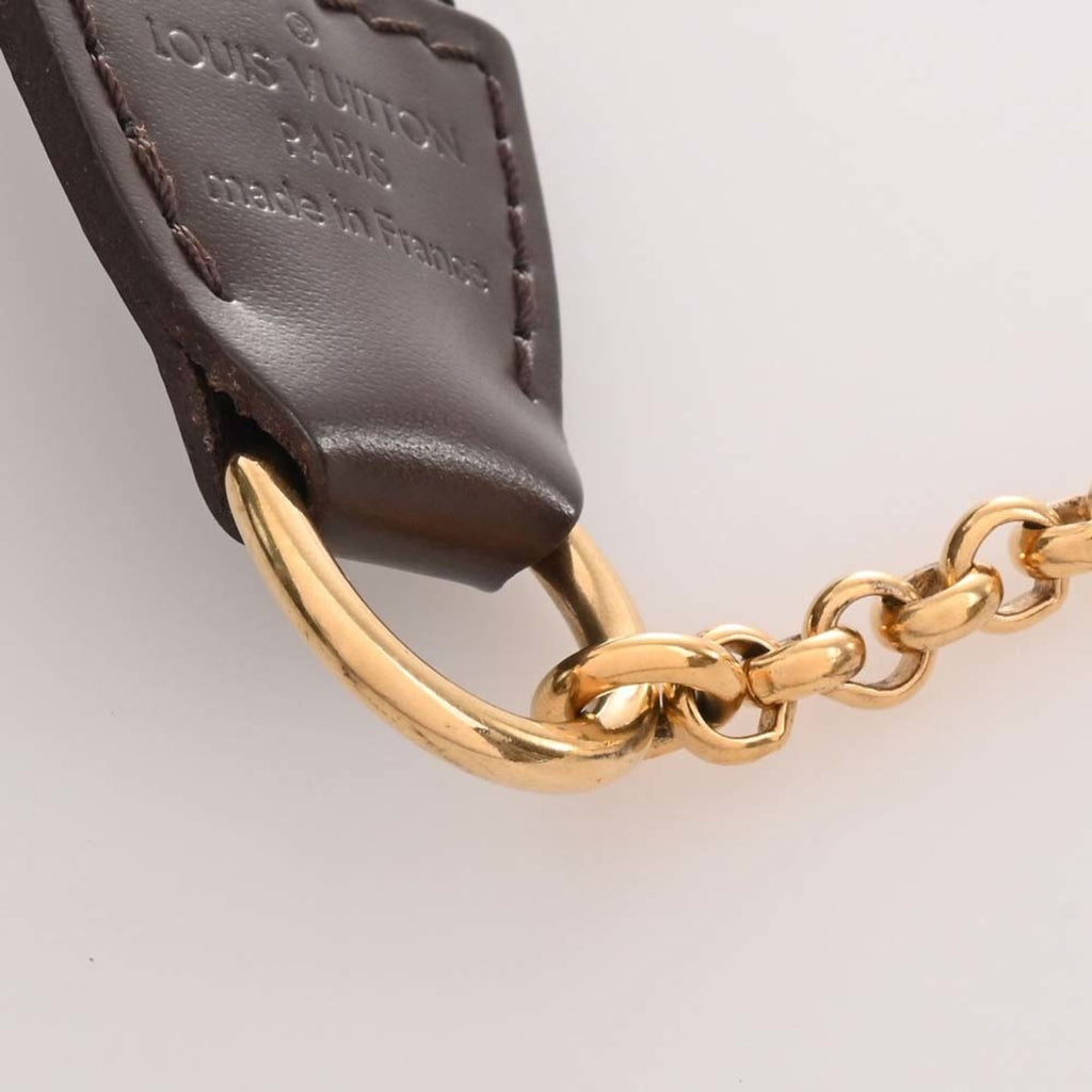 LOUIS VUITTON Damier Eva Chain Shoulder Bag N55213 Brown Women's