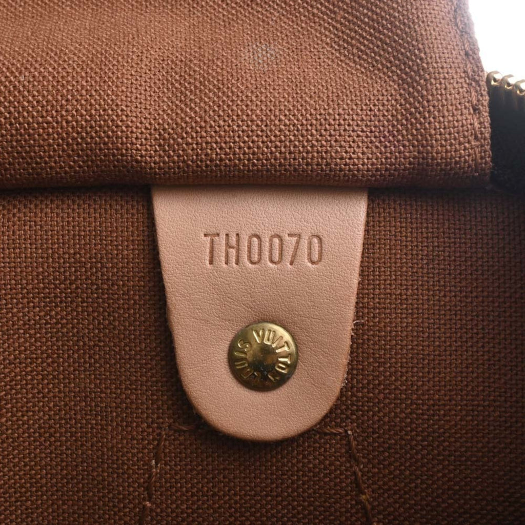 LOUIS VUITTON Monogram Speedy 30 Handbag Boston Bag M41526 Brown Women's
