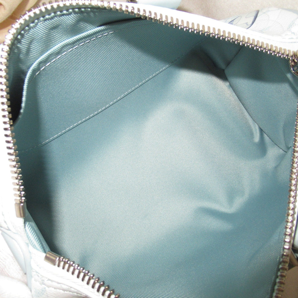 LOUIS VUITTON Aqua Garden Keepall Bandouliere Boston Bag Blue blue crystal Monogram Aqua Garden leather M22527