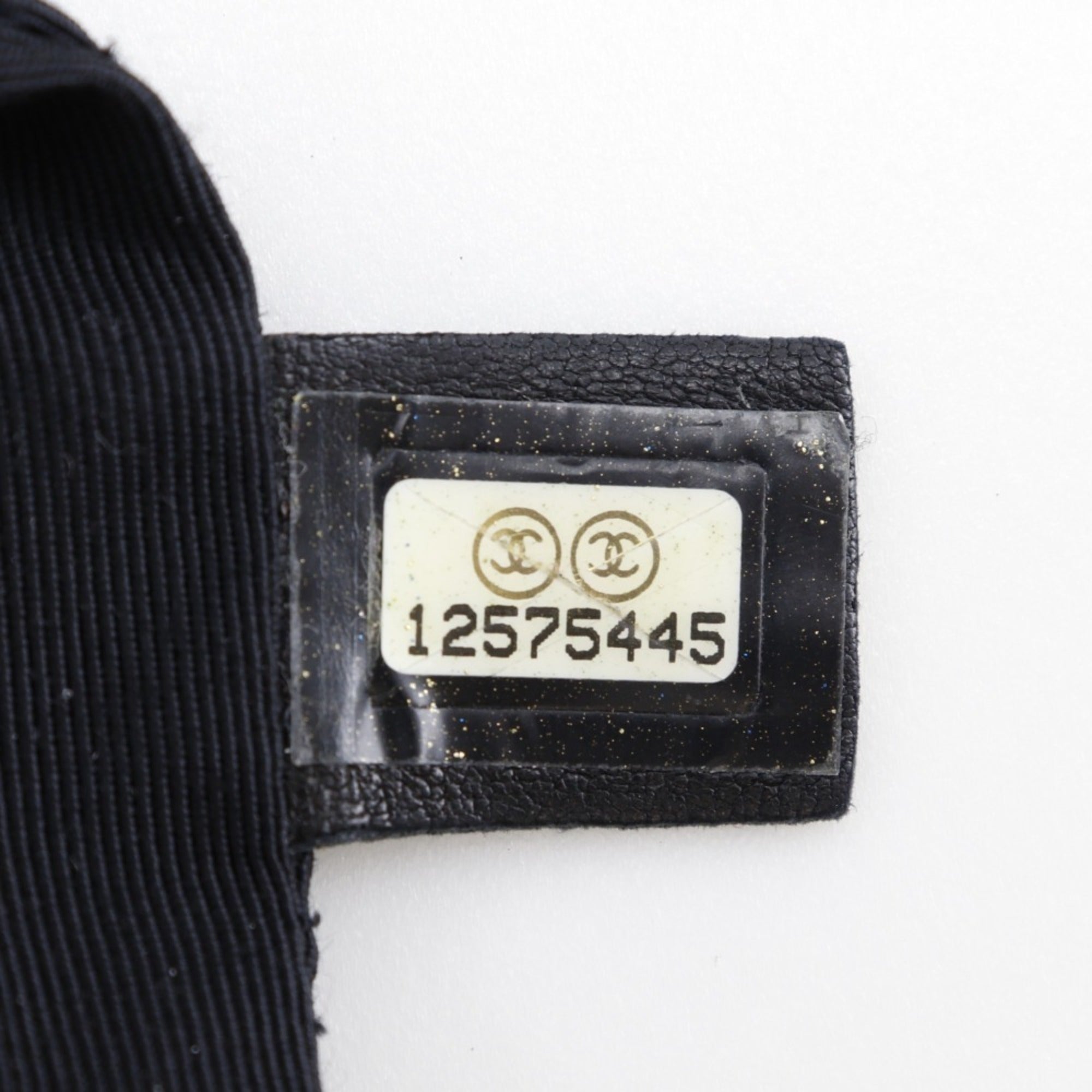 CHANEL Unlimited Tote Bag Logo Here Mark A46113 Nylon Silver Ladies