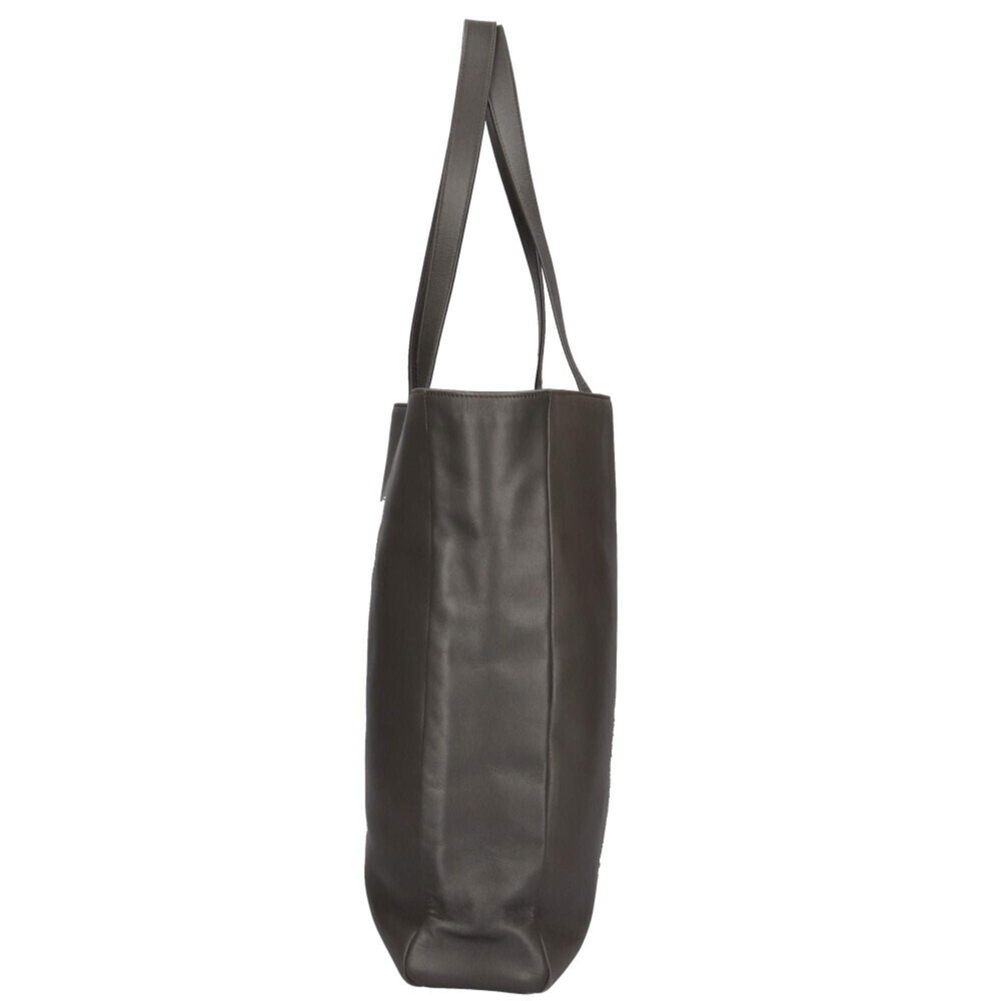 YVES SAINT LAURENT Saint Laurent Paris SAINT LAURENT PARIS tote bag leather gray unisex