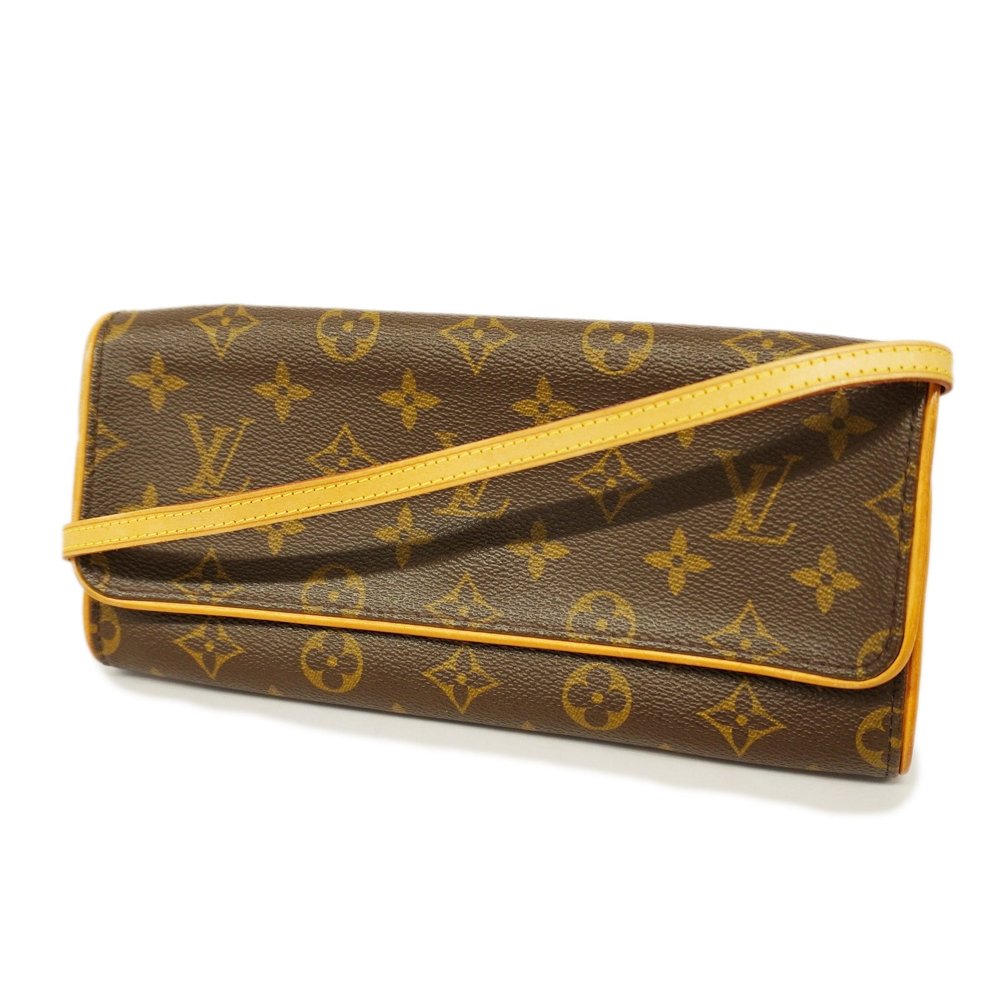 LOUIS VUITTONAuth  Monogram Pochette Twin GM M51852 Shoulder Bag