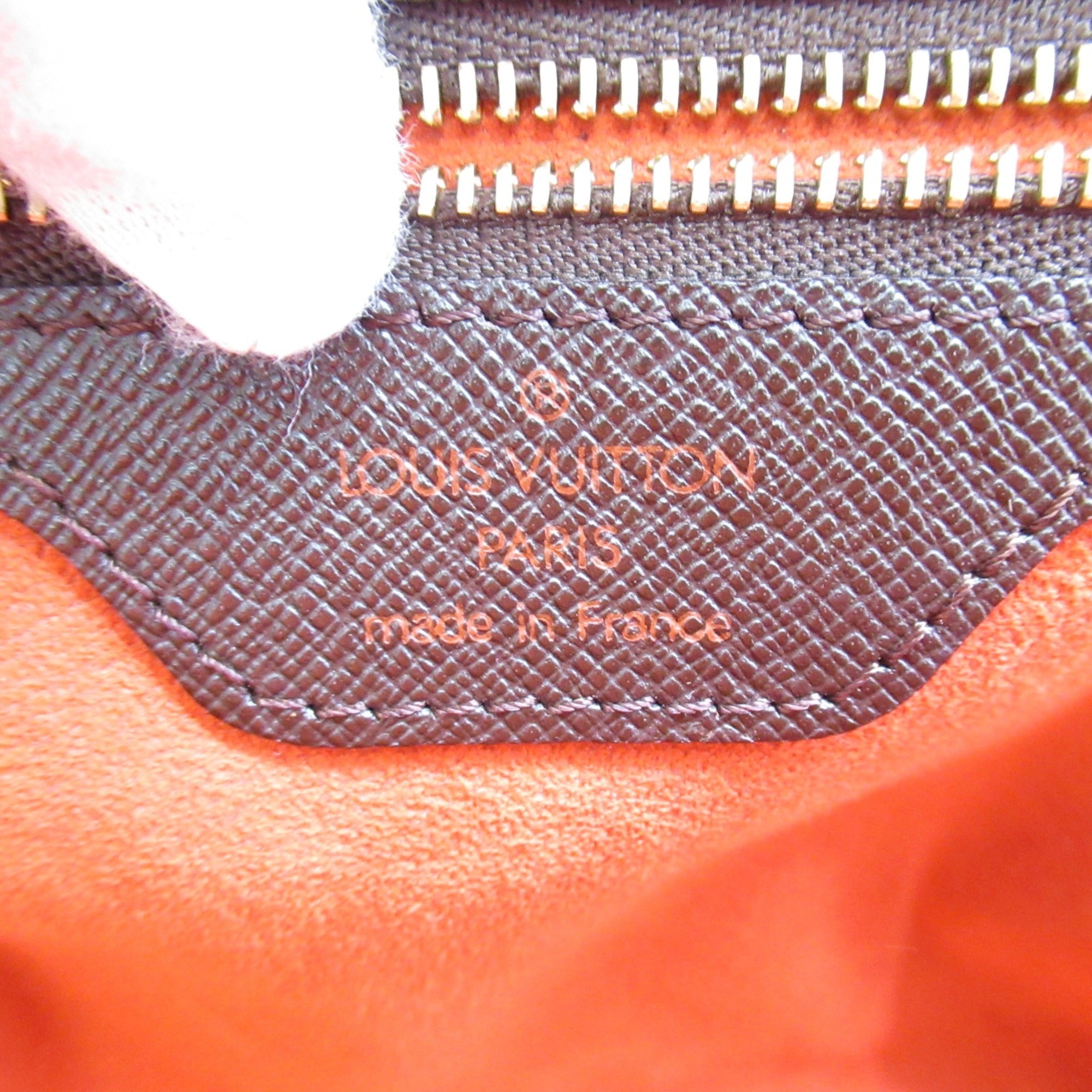 LOUIS VUITTON Brera handbag Brown Ebene Damier PVC coated canvas N51150