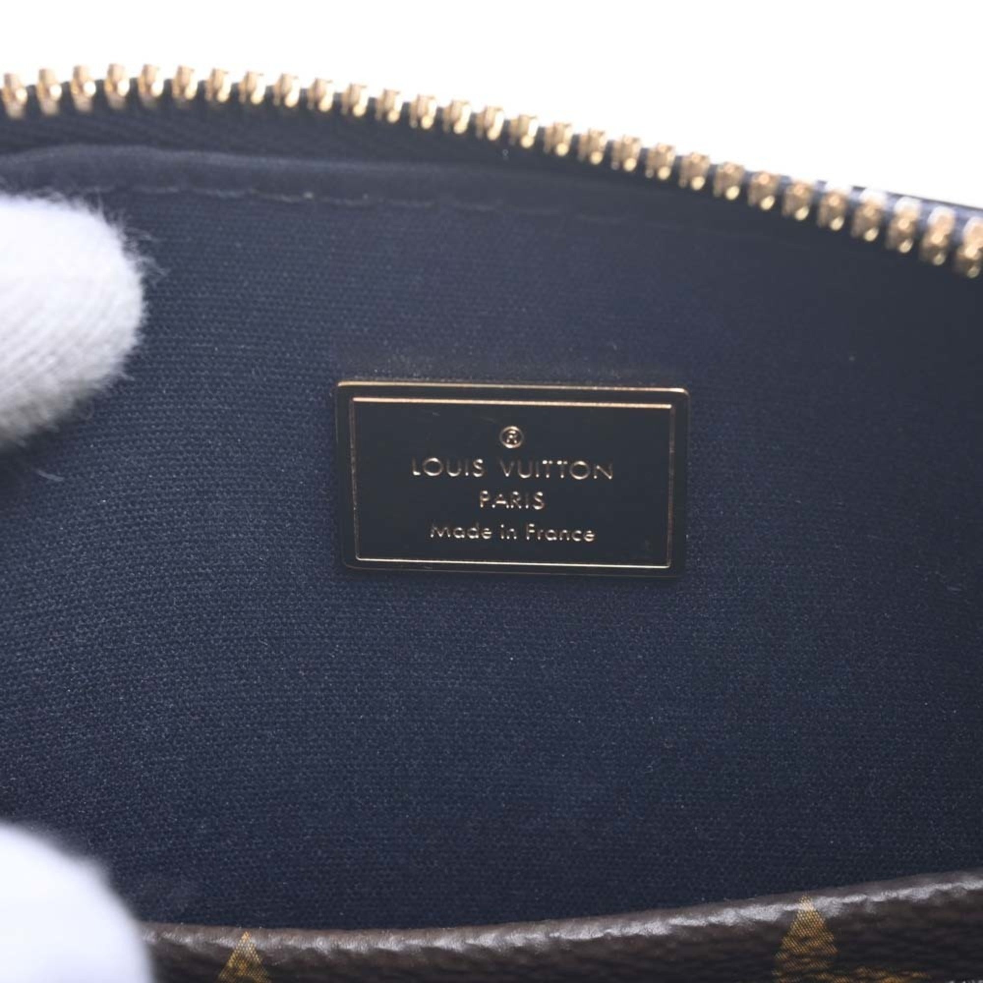 LOUIS VUITTON Vernis Miroir Alma BB 2WAY Handbag M54705 Navy/Brown Ladies