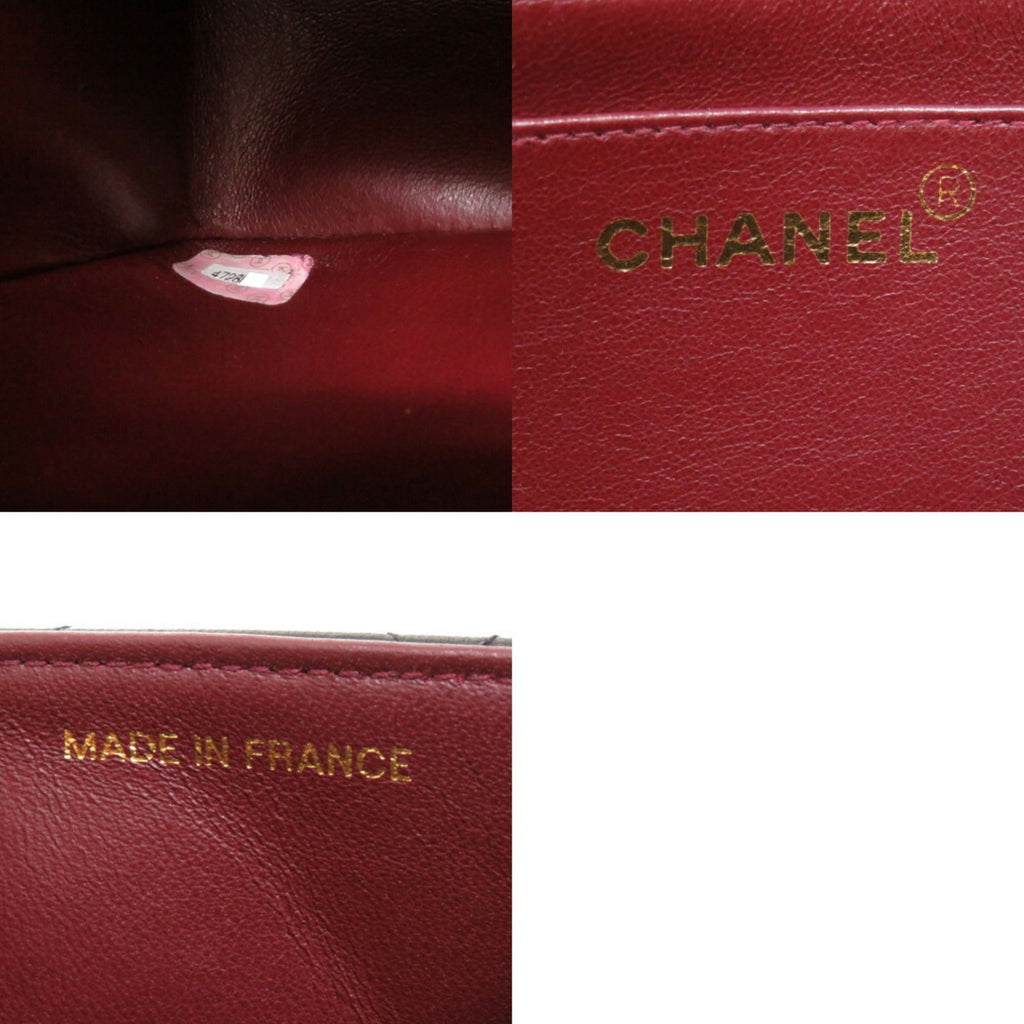 CHANEL Diana 25 Matelasse No. 4 Lambskin Black Gold Chain Shoulder Bag Coco Mark