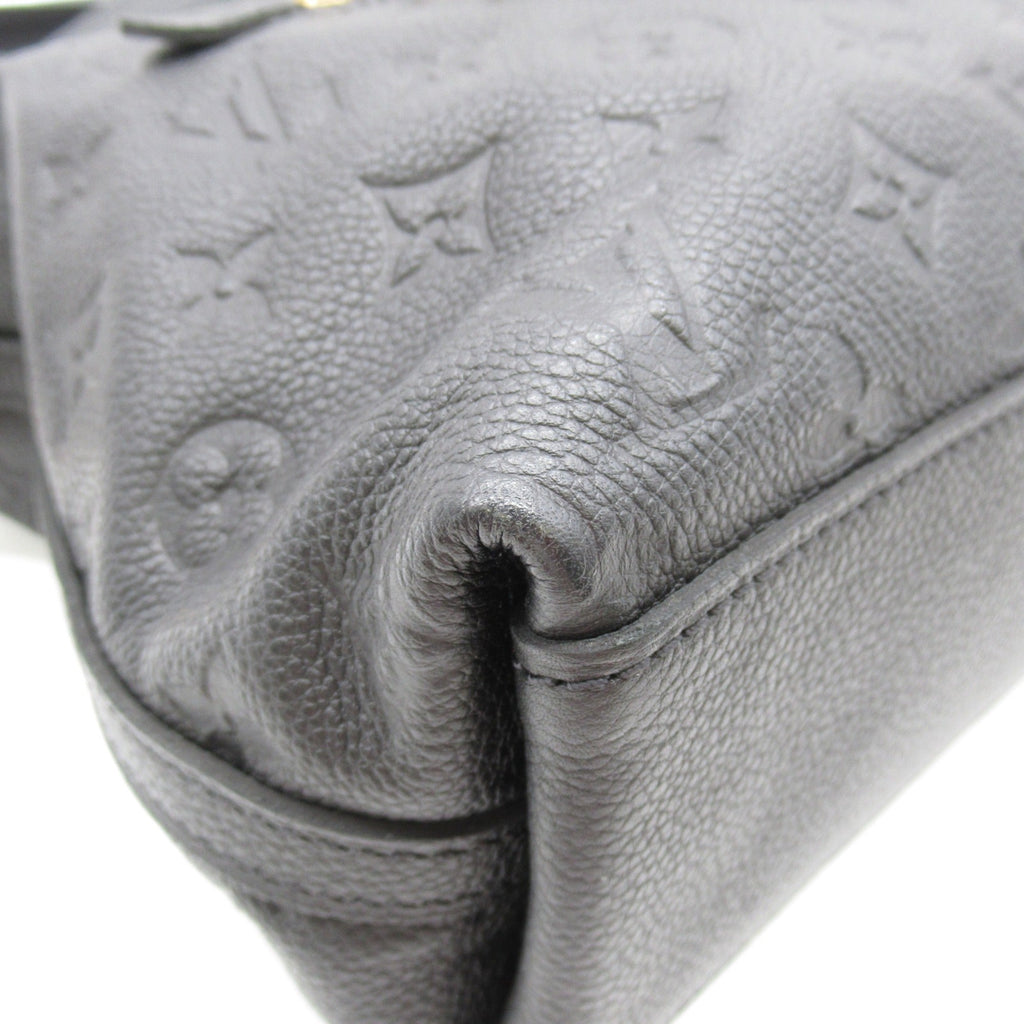 LOUIS VUITTON Bastille PM Shoulder Bag Black Black Monogram empreinte leather M41162