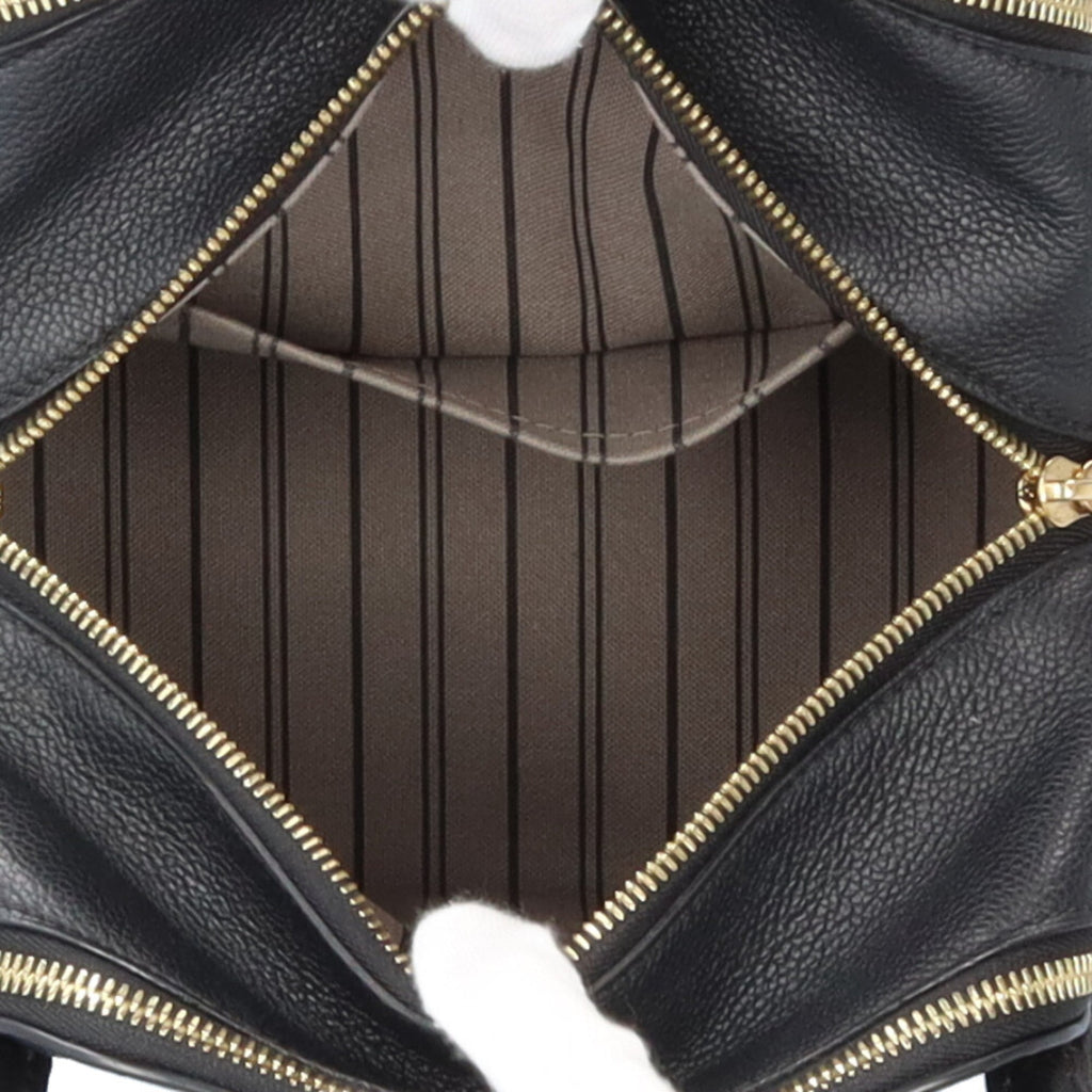 LOUIS VUITTON Male BB Monogram Emprene Handbag M41045 Black Women's