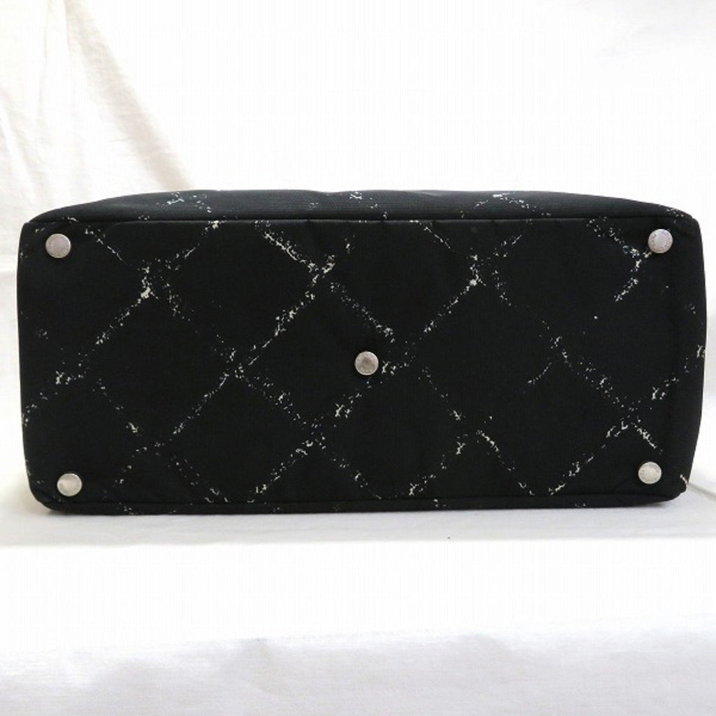 CHANEL old travel line bag tote unisex