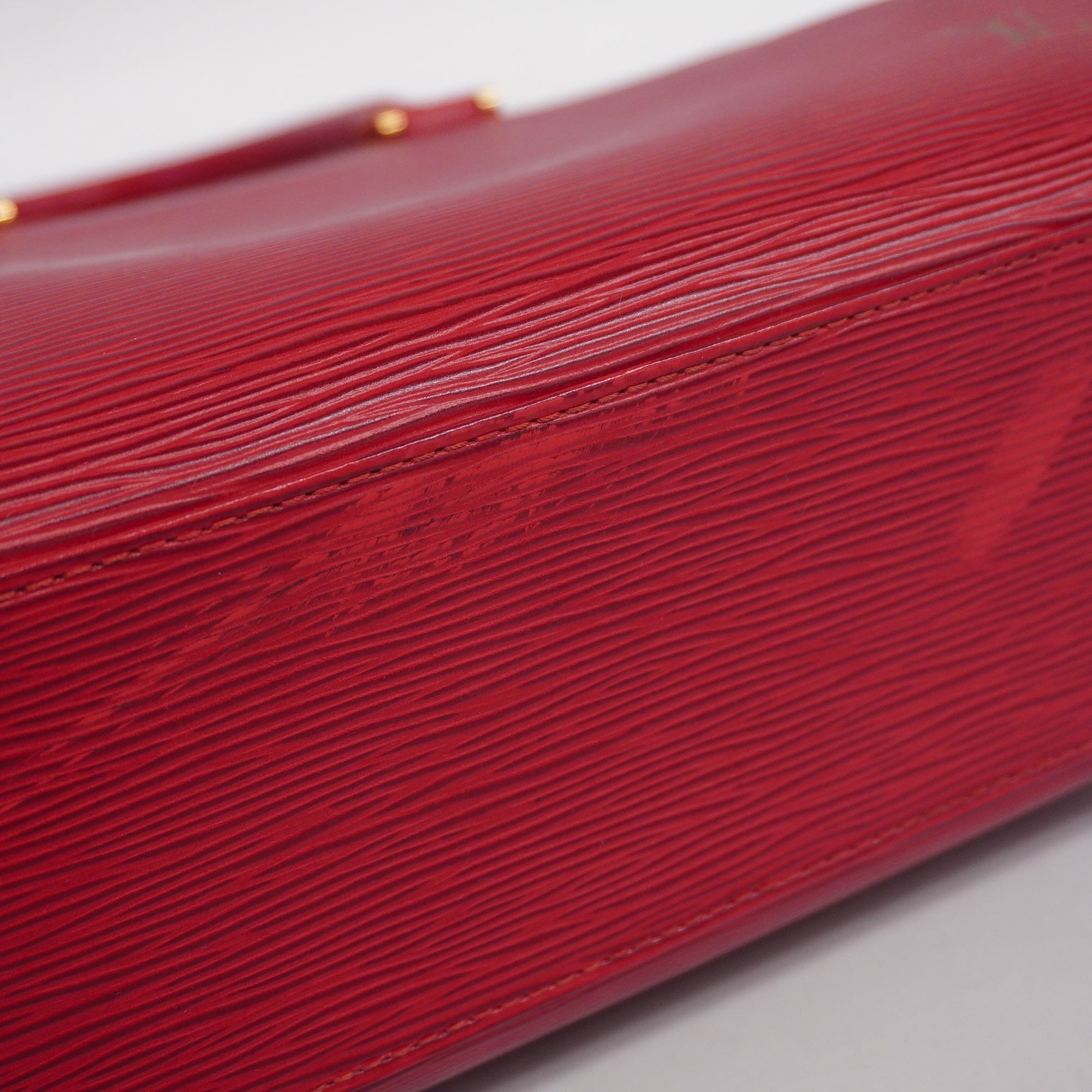 LOUIS VUITTONAuth  Epi Pont Neuf M52057 Women's Handbag Castilian Red