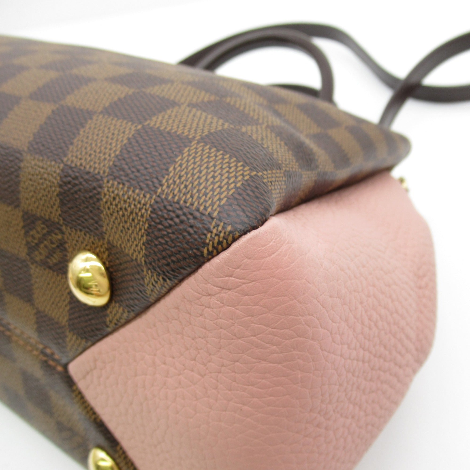 LOUIS VUITTON Brittany Shoulder Bag Brown Magnolia Damier PVC coated canvas N41674