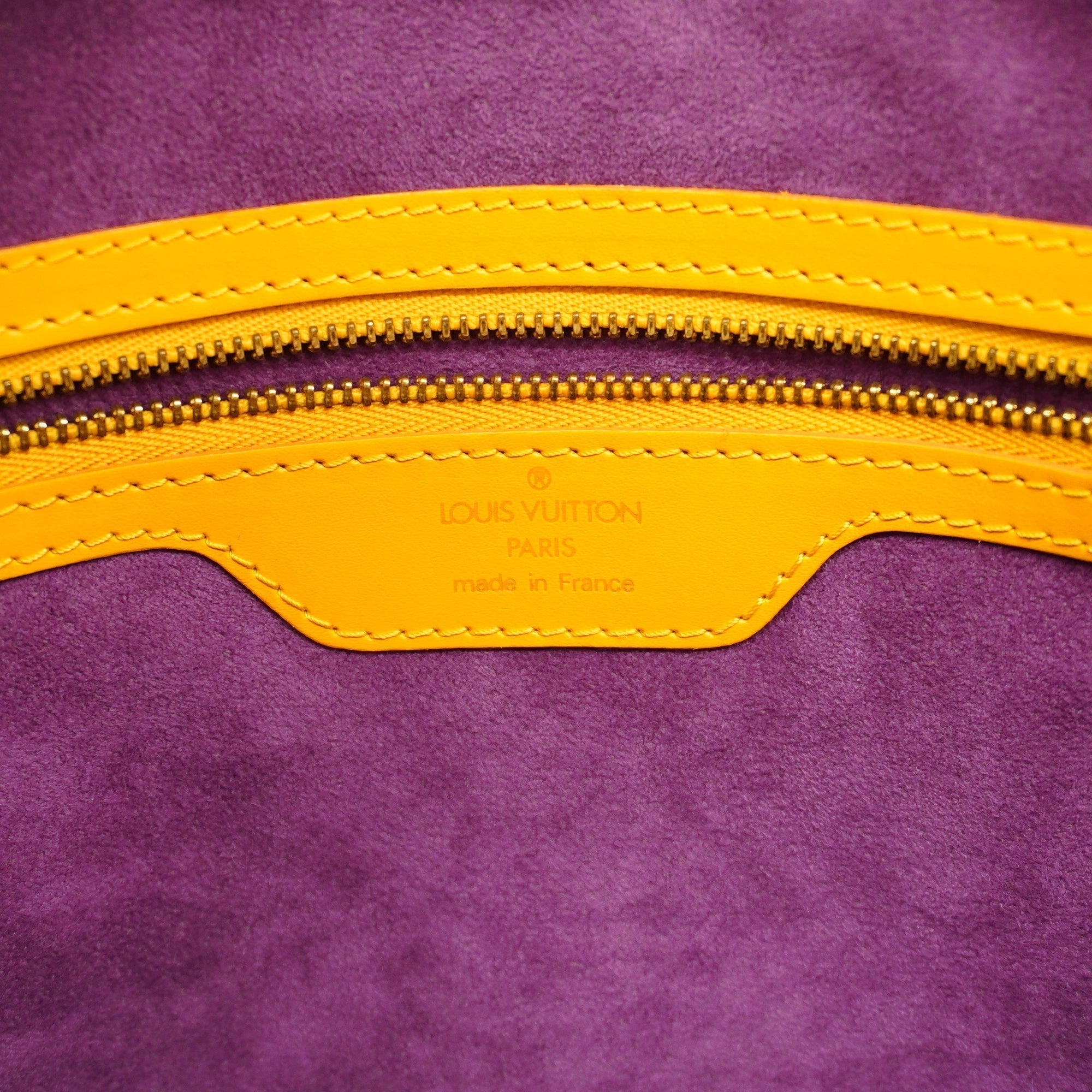LOUIS VUITTONAuth  Epi Saint-Jacques Shopping M52269 Women's Shoulder Bag Jaune