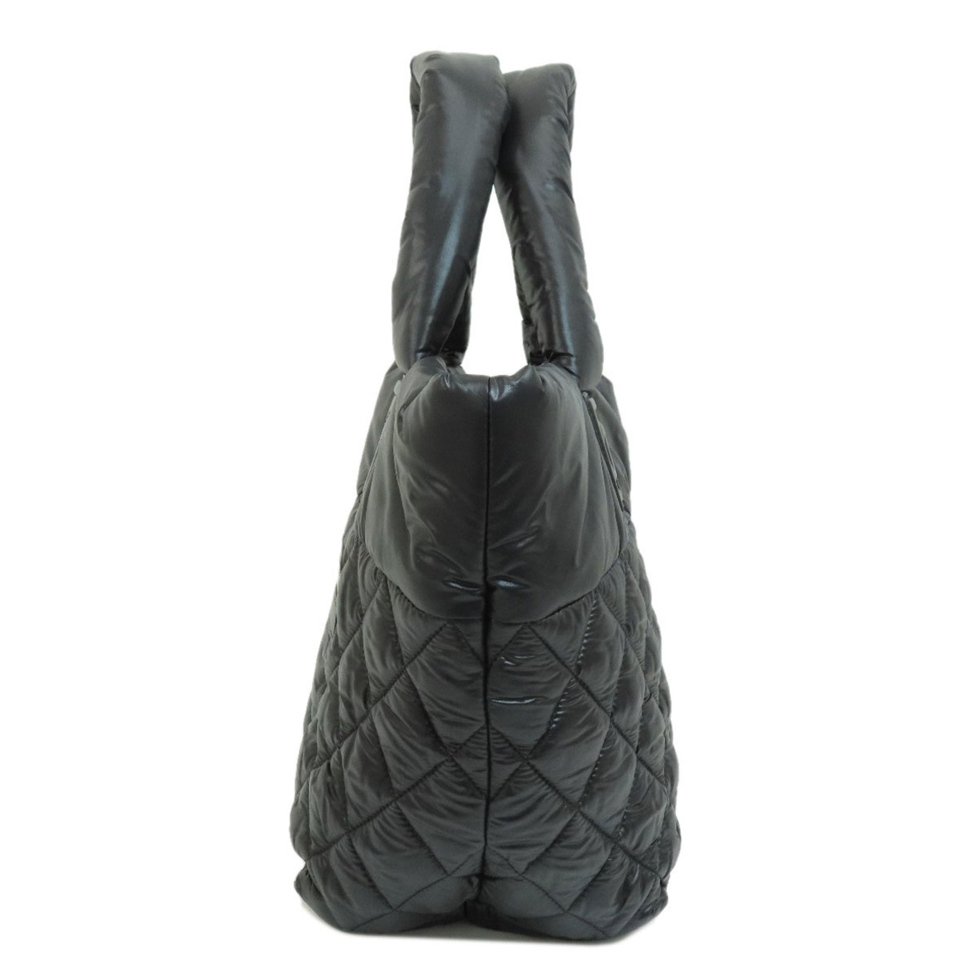 CHANEL Coco Cocoon Tote Handbag Nylon Material Women's