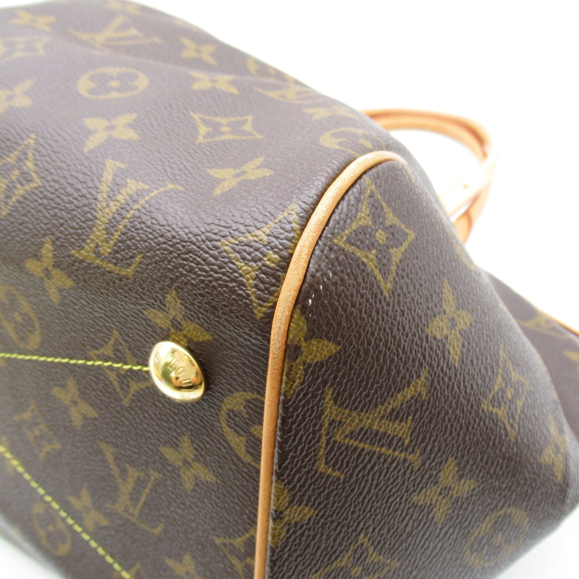 LOUIS VUITTON Tivoli GM handbag Brown Monogram PVC coated canvas M40144