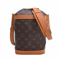 LOUIS VUITTON Monogram Milk Box Shoulder Bag M44877 Brown Women's