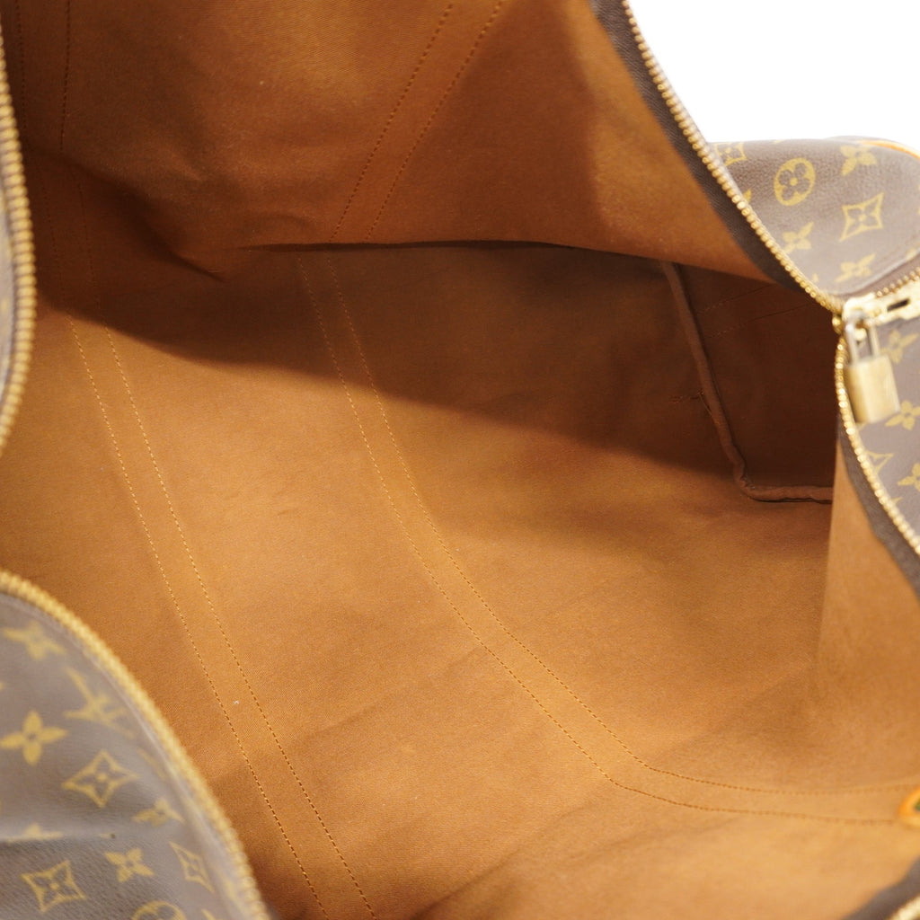 LOUIS VUITTONAuth  Monogram Keepall Bandouliere 60 M41412 Boston Bag