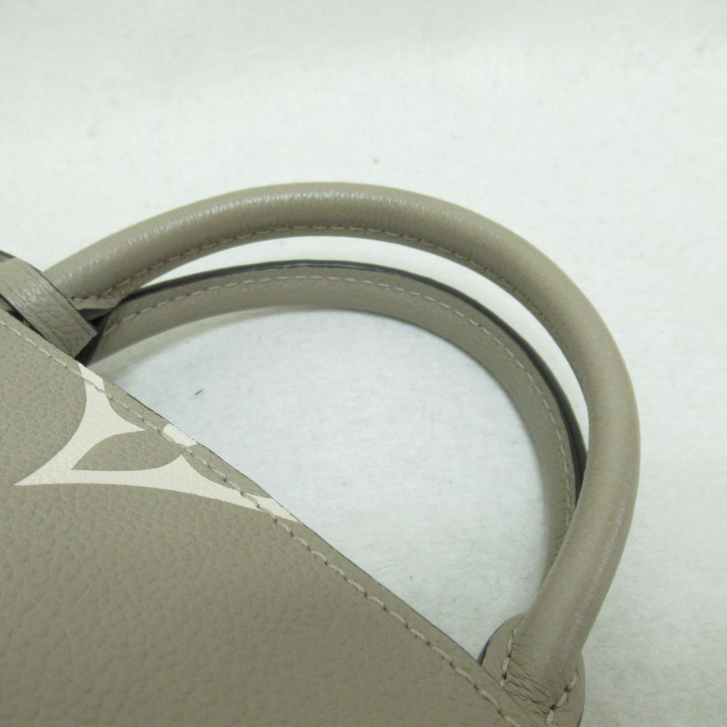 LOUIS VUITTON Petit Palais PM handbag Beige Turtle claim Monogram empreinte leather M58914