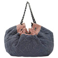 CHANEL Bag Women's Tote Shoulder Chain Cococabus GM Blue Red