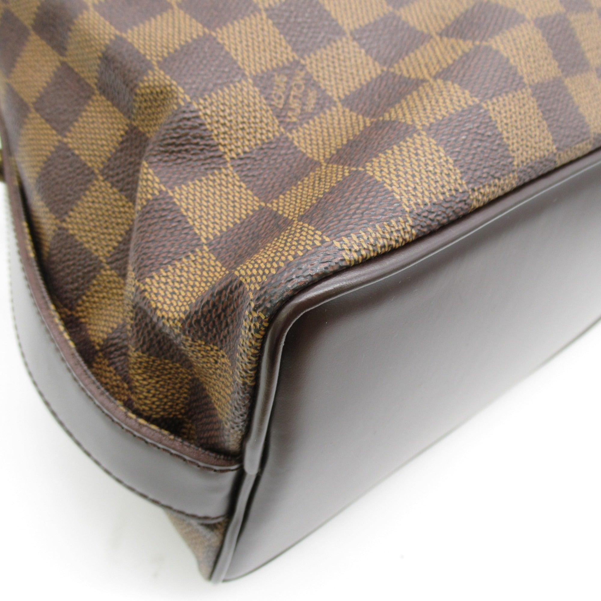 LOUIS VUITTON Chelsea Tote Bag Brown Ebene Damier PVC coated canvas N51119