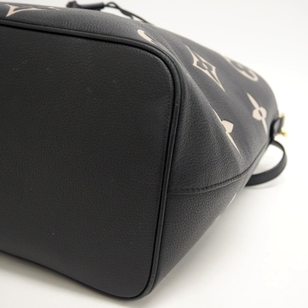 LOUIS VUITTON M45497 Neonoe MM Monogram Empreinte Shoulder Bag Black Ladies