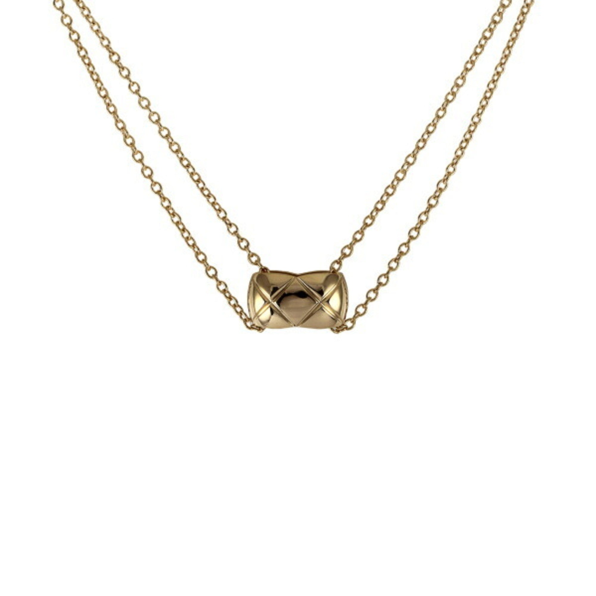 CHANEL Coco Crush Collection K18YG Yellow Gold Necklace