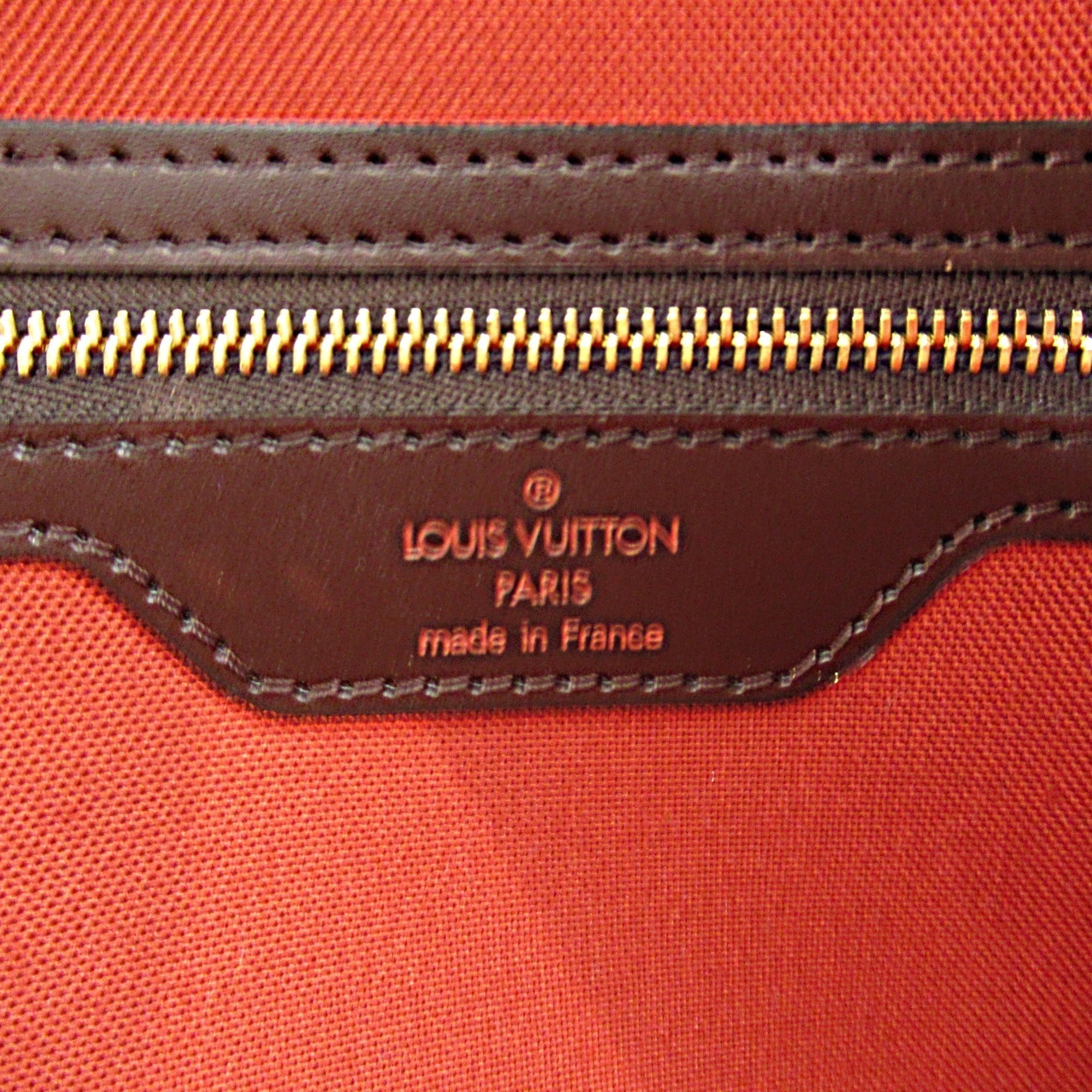 LOUIS VUITTON Nolita 24 are handbag Brown Ebene Damier PVC coated canvas N41454