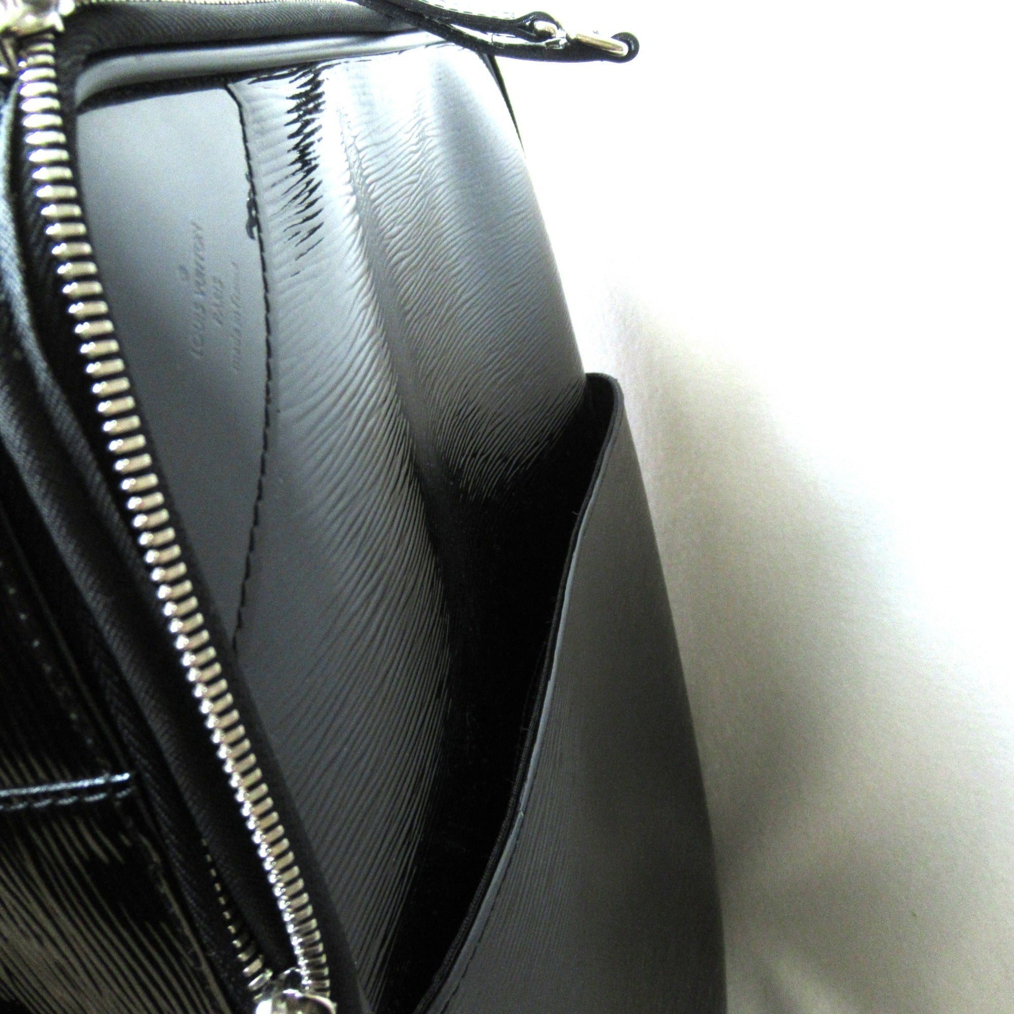 LOUIS VUITTON Pegas 55 carry bag Black Black Patent leather Epi Electric M4035N