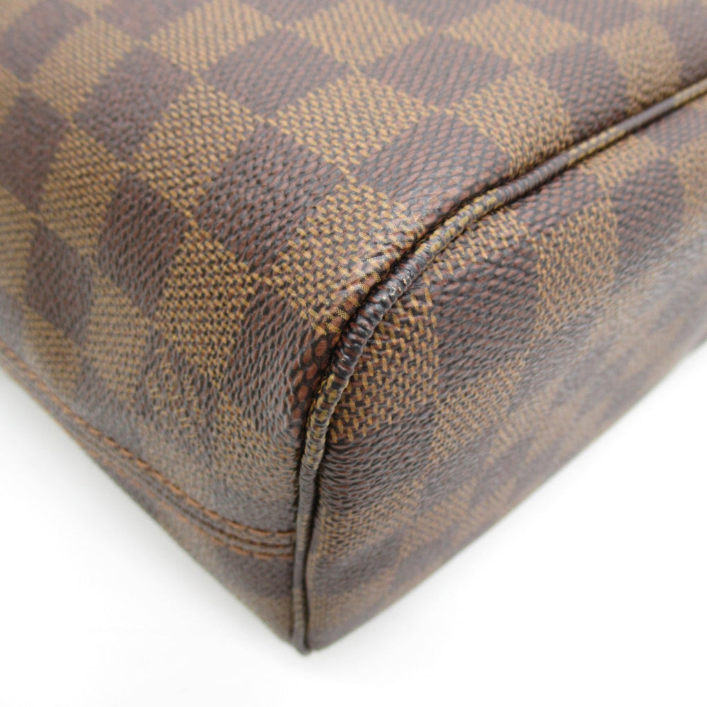 LOUIS VUITTON Neverfull PM Tote Bag Brown Ebene Damier PVC coated canvas N51109