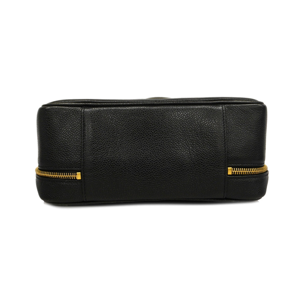 CHANEL  2WAY Bag Women's Caviar Leather Handbag,Shoulder Bag Black