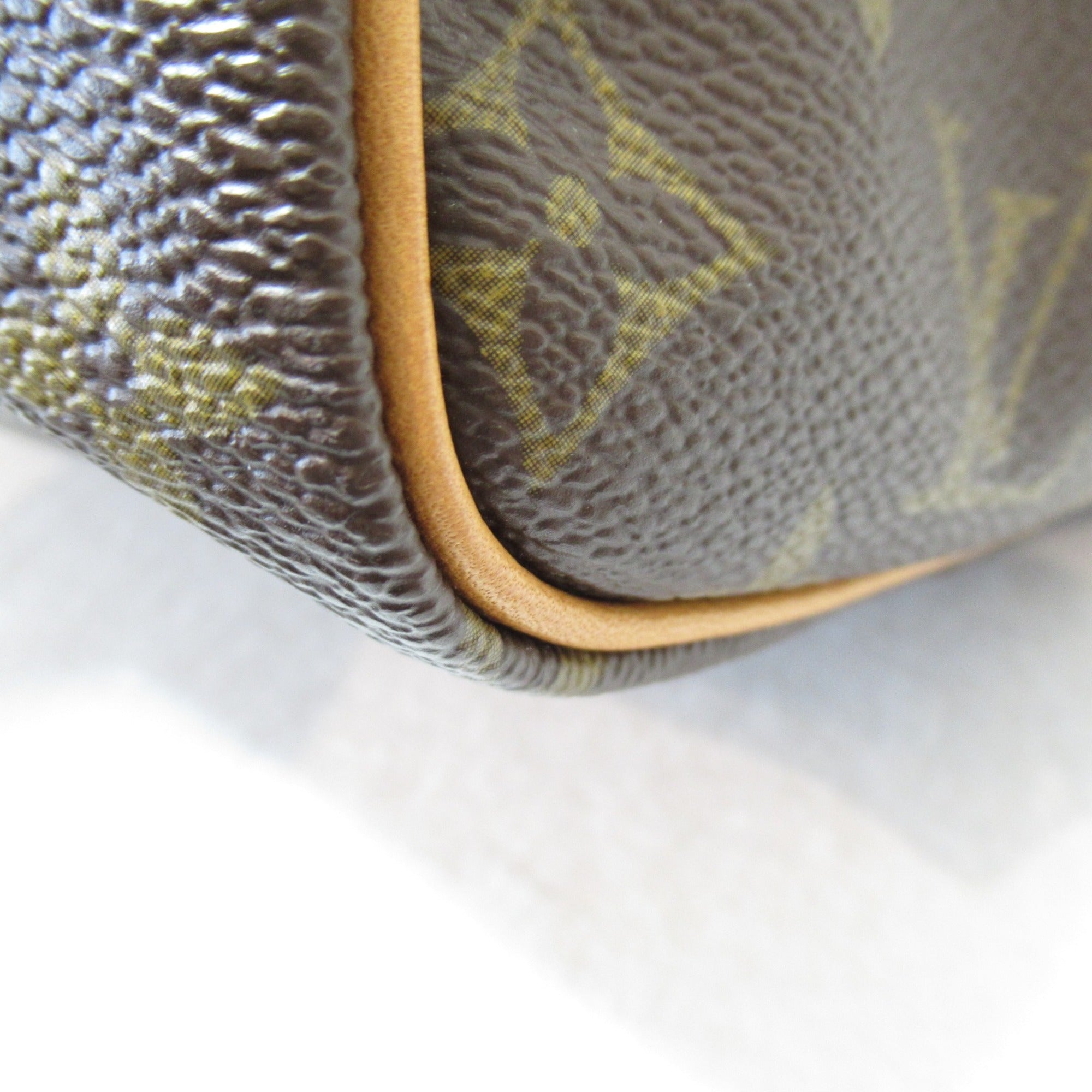 LOUIS VUITTON Speedy 30 handbag Brown Monogram PVC coated canvas M41526