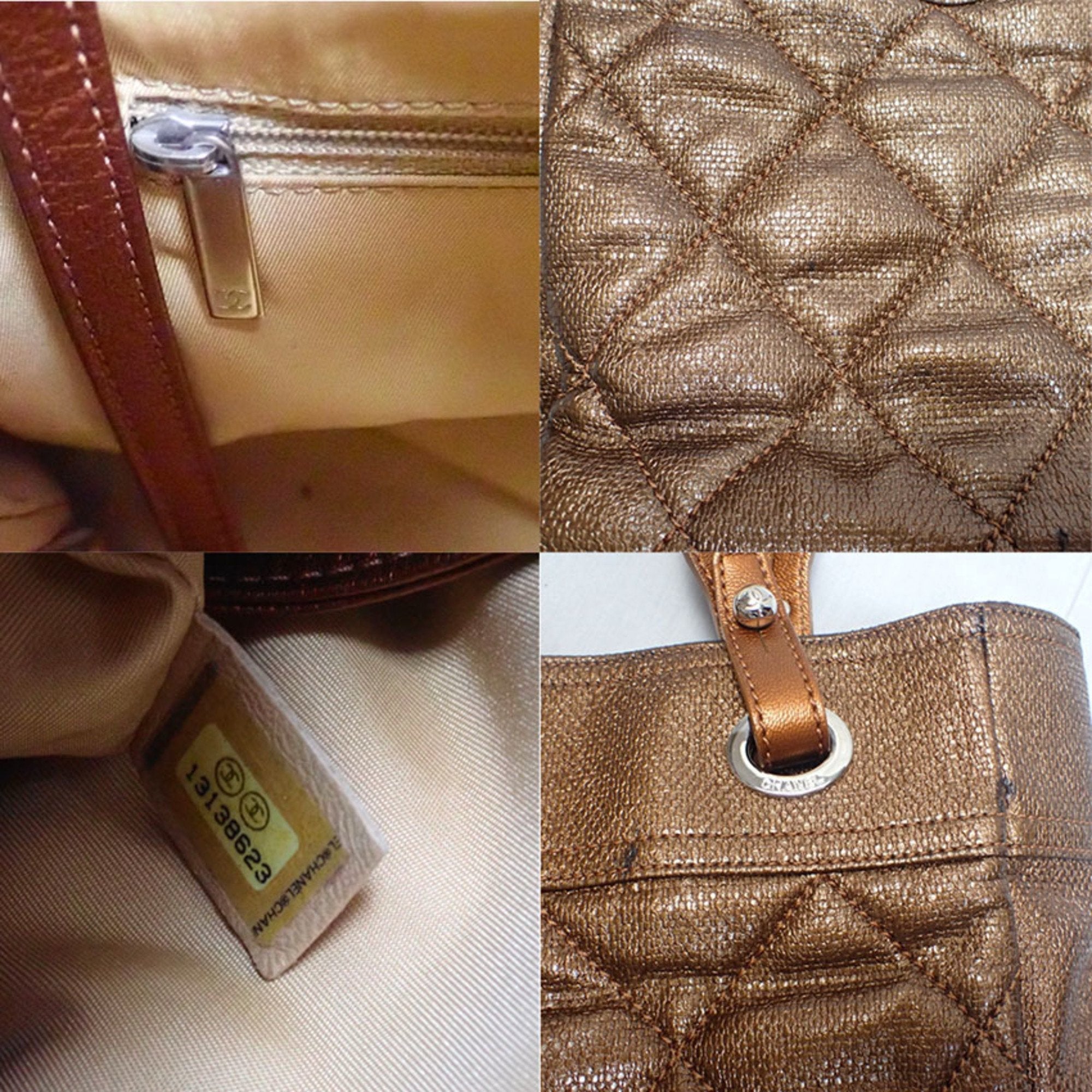 CHANEL Paris Biarritz coated canvas hand tote bag