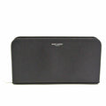 SAINT LAURENT Women,Men Leather Long Wallet [bi-fold] Black