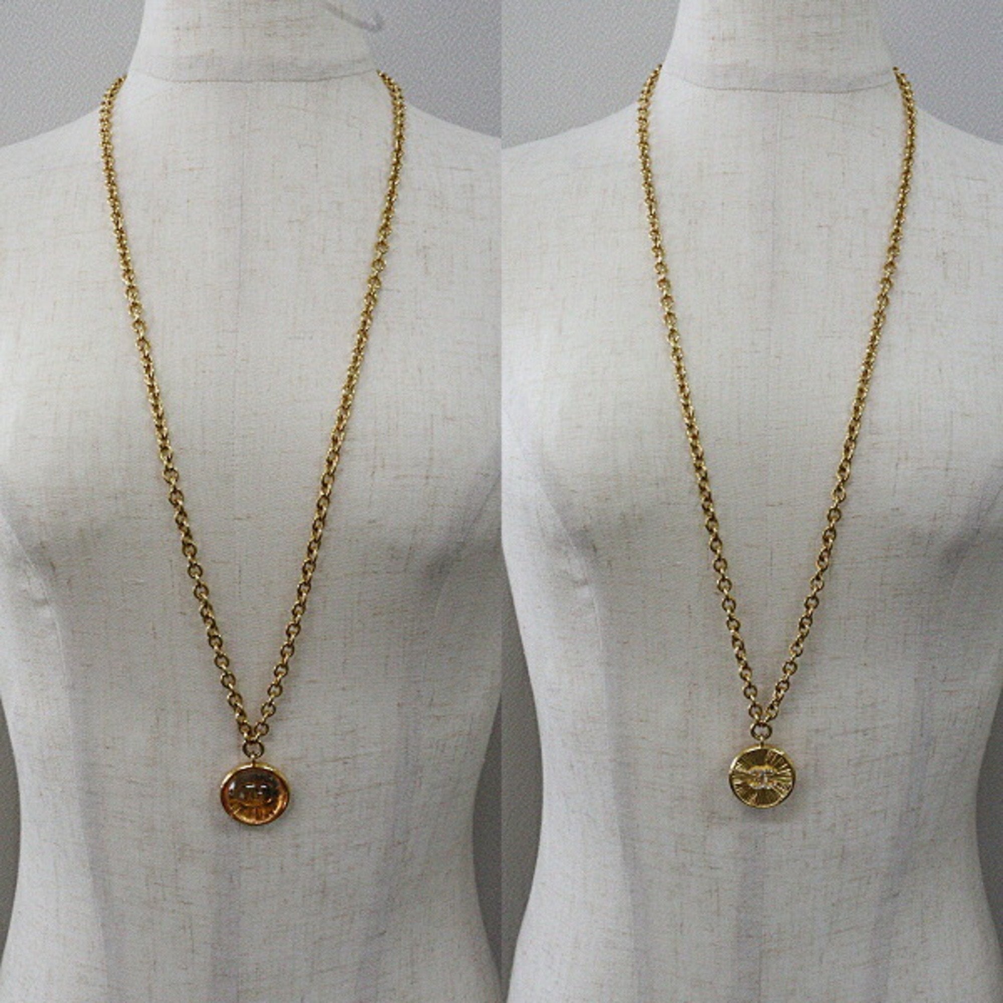 CHANEL L22A Brass Pendant